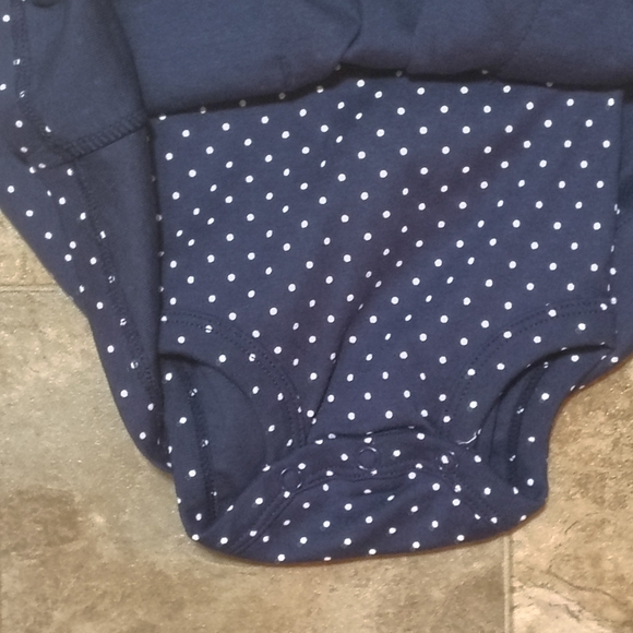 Carter's Navy Polka Dot Dress - Picture 2 of 4